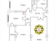 Satılır 1 otaqlı 42 m2 yeni tikili 20 yanvar m.