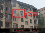 Satılır 3 otaqlı 50 m2 yeni tikili Ukrayna dairəsi