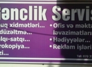 İcarəyə verilir 1 otaqlı 2 m2 obyekt Gənclik m.