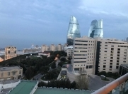 İcarəyə verilir 3 otaqlı 86 m2 yeni tikili Nərimanov heykəli