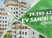 Satılır 2 otaqlı 45 m2 yeni tikili Masazır