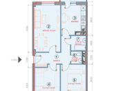 İcarəyə verilir 3 otaqlı 75 m2 yeni tikili Yasamal r.