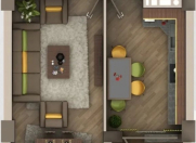 Satılır 1 otaqlı 56.5 m2 yeni tikili Abşeron r.