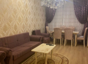 İcarəyə verilir 3 otaqlı 110 m2 yeni tikili İnşaatçılar m.