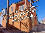 Satılır 4 otaqlı 150 m2 həyət evi Xırdalan