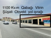 İcarəyə verilir 1 otaqlı 1100 m2 obyekt Binəqədi r.