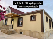 Satılır 3 otaqlı 108 m2 həyət evi Binə