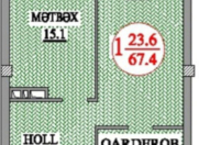 Satılır 2 otaqlı 70 m2 yeni tikili Bakı