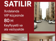Satılır 3 otaqlı 80 m2 yeni tikili Xırdalan