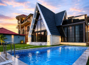 İcarəyə verilir 4 otaqlı 140 m2 bağ evi Şəki